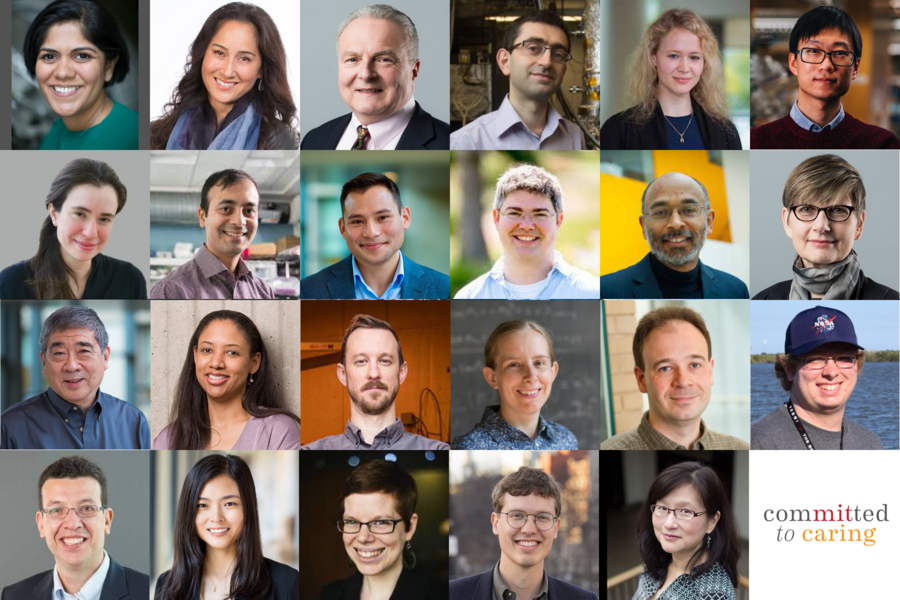 Headshots of the 23 Committed to Caring Faculty